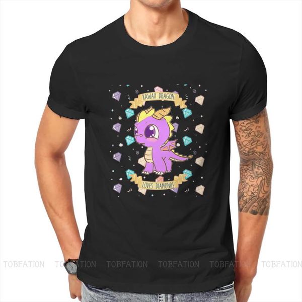 men's t-shirts kawaii round collar tshirt spyro cute dragon pure cotton basic t shirt men design plus size, White;black
men's t-shirts kawaii round collar tshirt spyro cute dragon pure cotton basic t shirt men design plus size, White;black