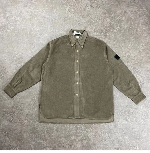 designer men's casual shirts vintage corduroy khaki blue red color shirt jacket warm outdoor coat for women and men, White;black
designer men's casual shirts vintage corduroy khaki blue red color shirt jacket warm outdoor coat for women and men, White;black