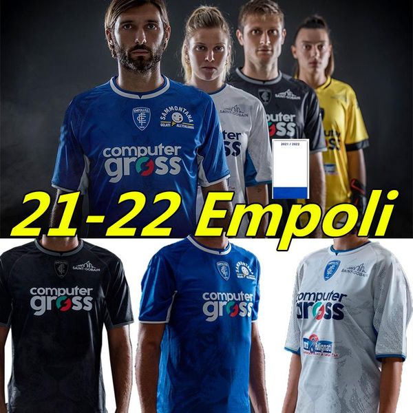 21/22 empoli soccer jerseys home blue away white third black 2021 2022 miha zajc mancuso cutrone bajrami ricci pinamonti football shirt men, Black;yellow 
21/22 empoli soccer jerseys home blue away white third black 2021 2022 miha zajc mancuso cutrone bajrami ricci pinamonti football shirt men, Black;yellow