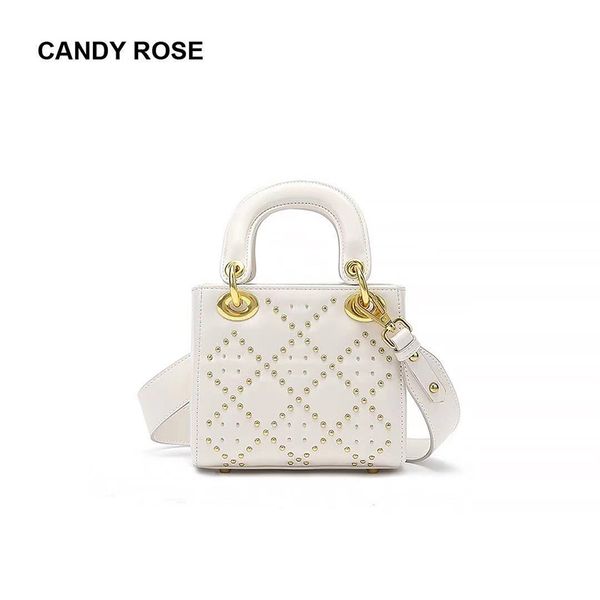 candy rose 2021 rivet small square shoulder bag fashion temperament lady portable messenger
candy rose 2021 rivet small square shoulder bag fashion temperament lady portable messenger