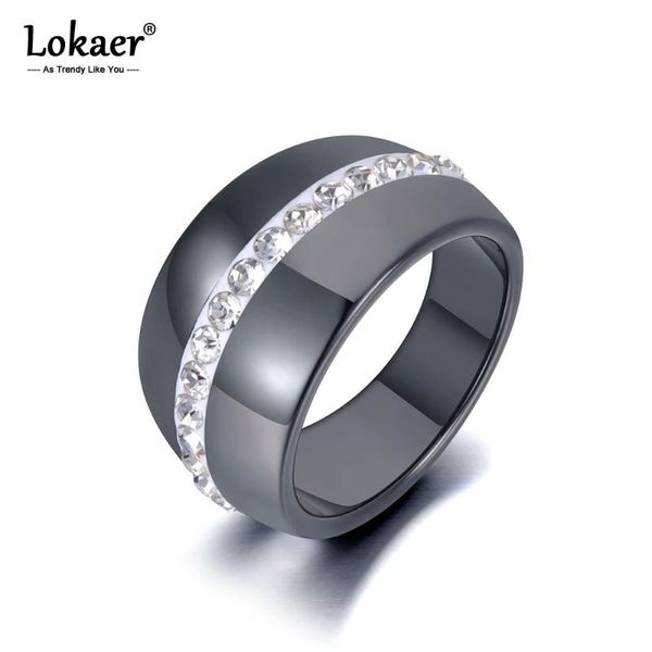 cluster rings lokaer bohemia black ceramic crystal party jewelry for women stainless steel white clay rhinestone engagement ring r19081, Golden;silver
cluster rings lokaer bohemia black ceramic crystal party jewelry for women stainless steel white clay rhinestone engagement ring r19081, Golden;silver