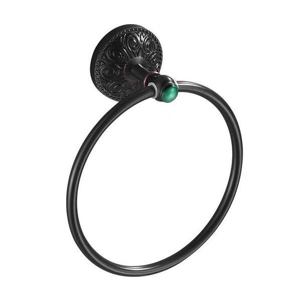 american style black brushed copper towel ring/circle for bathroom green stone deco bathroom organizer shelf wall mounted
american style black brushed copper towel ring/circle for bathroom green stone deco bathroom organizer shelf wall mounted
