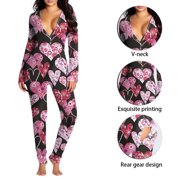 womens long sleeve jumpsuit love heart-shaped printed women onesies button butt flap sleepwear adults jumpsuit
womens long sleeve jumpsuit love heart-shaped printed women onesies button butt flap sleepwear adults jumpsuit