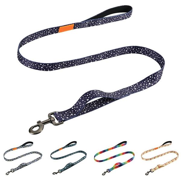 dog collars & leashes colorful canvas lead leash double trickness running reflective safe walking training for dogs
dog collars & leashes colorful canvas lead leash double trickness running reflective safe walking training for dogs