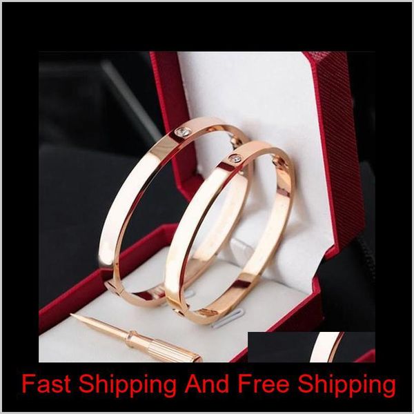 classics fashion jewelry rose gold 316l stainless steel 18k gold plated bangle charm bracelet women's and mens bracelet loves with 5z7, Golden;silver
classics fashion jewelry rose gold 316l stainless steel 18k gold plated bangle charm bracelet women's and mens bracelet loves with 5z7, Golden;silver