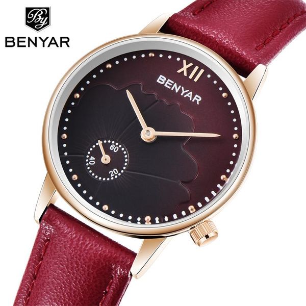 wristwatches benyar brand simple women quartz fashion casual leather belt waterproof wristwatch elegant clock lady dress, Slivery;brown
wristwatches benyar brand simple women quartz fashion casual leather belt waterproof wristwatch elegant clock lady dress, Slivery;brown
