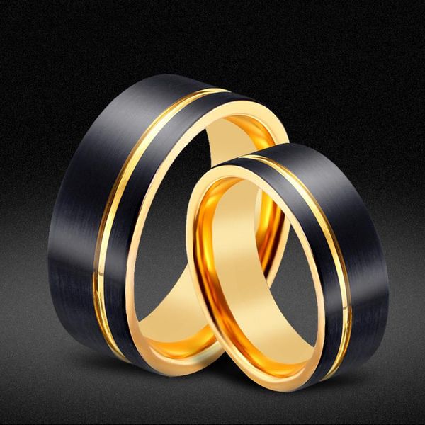 wedding rings men black inlaid gold color groove stainless steel jewelry luxury engagement cocktail party ring for, Slivery;golden
wedding rings men black inlaid gold color groove stainless steel jewelry luxury engagement cocktail party ring for, Slivery;golden