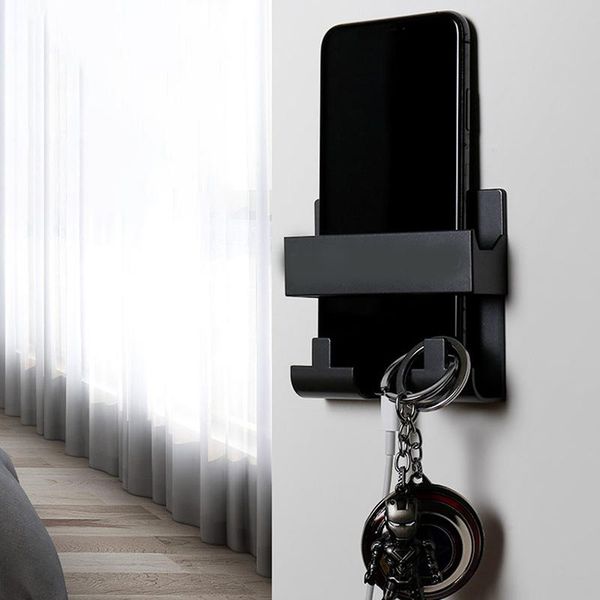 hooks & rails paste style mobile phone charging holder bracket for keyring wall mount stand practical shelf el organizer storage box
hooks & rails paste style mobile phone charging holder bracket for keyring wall mount stand practical shelf el organizer storage box