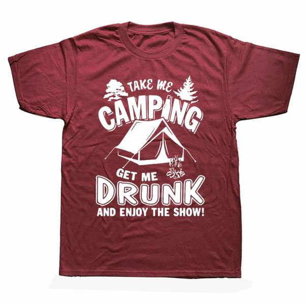 men's t-shirts funny take me camping get drunk and enjoy graphic fashion cotton short sleeve t shirts o-neck harajuku t-shirt, White;black
men's t-shirts funny take me camping get drunk and enjoy graphic fashion cotton short sleeve t shirts o-neck harajuku t-shirt, White;black