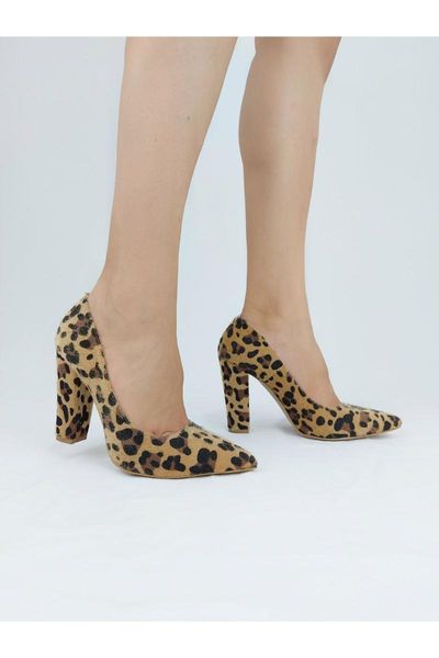 dress shoes tokyo leopard thick heels stiletto season modern design detail high heel women's fashion, Black
dress shoes tokyo leopard thick heels stiletto season modern design detail high heel women's fashion, Black