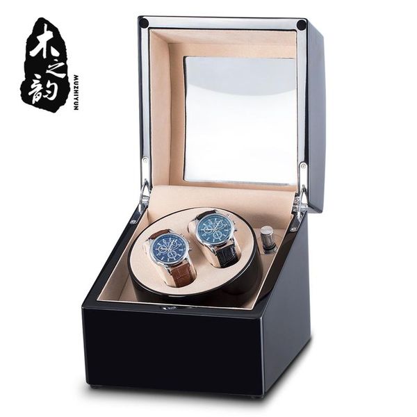 watch boxes & cases automatic wooden winder box accessories display mechanical single rotating 2 uhrenbeweger for men, Black;blue
watch boxes & cases automatic wooden winder box accessories display mechanical single rotating 2 uhrenbeweger for men, Black;blue