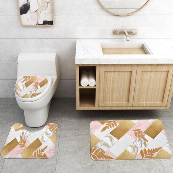 bath mats 3pcs mat set flannel marble leaf print bathroom carpet household floor pad
bath mats 3pcs mat set flannel marble leaf print bathroom carpet household floor pad