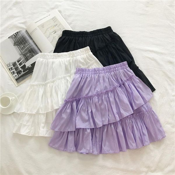 skirts sweet girls ruffled elastic high waist women summer skirt 2021 korean style solid slim student dance pleated mini, Black
skirts sweet girls ruffled elastic high waist women summer skirt 2021 korean style solid slim student dance pleated mini, Black