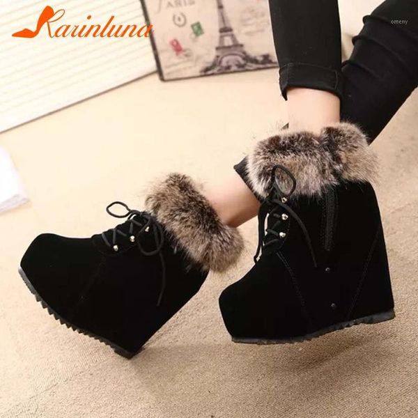 boots 2021 brand fashion shoes women short plush round toe cross-tied wedges heels platform flock autumn winter1, Black
boots 2021 brand fashion shoes women short plush round toe cross-tied wedges heels platform flock autumn winter1, Black