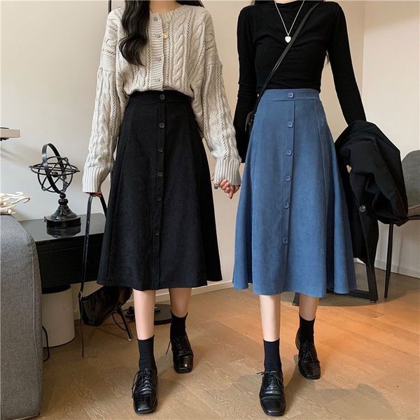 women 2021 autumn winter fashion casual a-line skirt single-breasted female new elegant mid-length pleated skirts faldas a251jqvs, Black
women 2021 autumn winter fashion casual a-line skirt single-breasted female new elegant mid-length pleated skirts faldas a251jqvs, Black