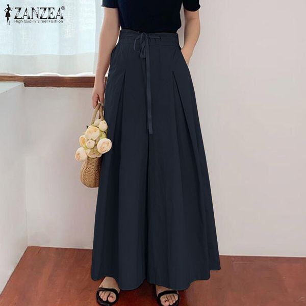 2021 new zanzea plus size women fashion high waist solid wide leg pants casual loose trousers female flare palazzo long pantalon s-5xl th0o, Black;white
2021 new zanzea plus size women fashion high waist solid wide leg pants casual loose trousers female flare palazzo long pantalon s-5xl th0o, Black;white