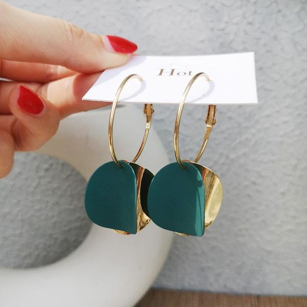 dangle & chandelier metallic sequins gold round pendant earrings personality blue fashion simple french ladies jewelry, Silver
dangle & chandelier metallic sequins gold round pendant earrings personality blue fashion simple french ladies jewelry, Silver