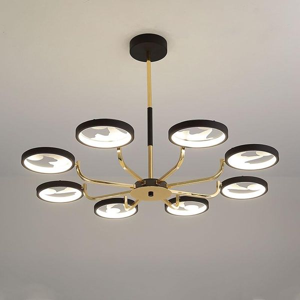 chandeliers modern led chandelier lighting nordic loft black/gold hanging lights living room home deco pendant lamp restaurant bar fixtures
chandeliers modern led chandelier lighting nordic loft black/gold hanging lights living room home deco pendant lamp restaurant bar fixtures