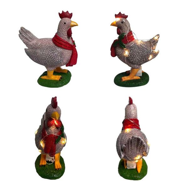 party favor iron light-up chicken with scarf holiday decoration christmas outdoor garden decorations
party favor iron light-up chicken with scarf holiday decoration christmas outdoor garden decorations