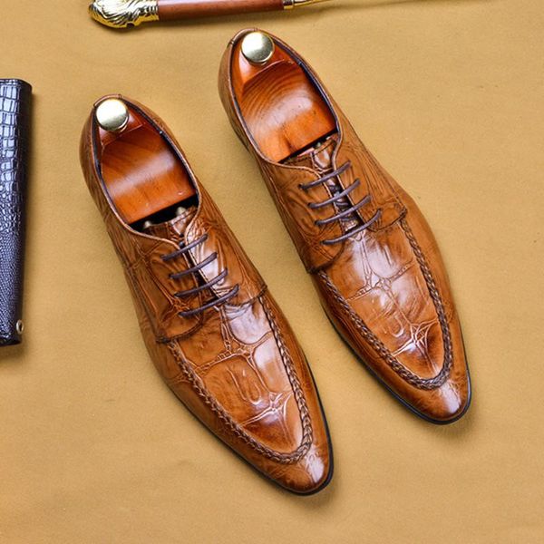 dress shoes 2021 summer mens formal genuine leather oxford for men wedding men's brogues office male crocodile, Black
dress shoes 2021 summer mens formal genuine leather oxford for men wedding men's brogues office male crocodile, Black