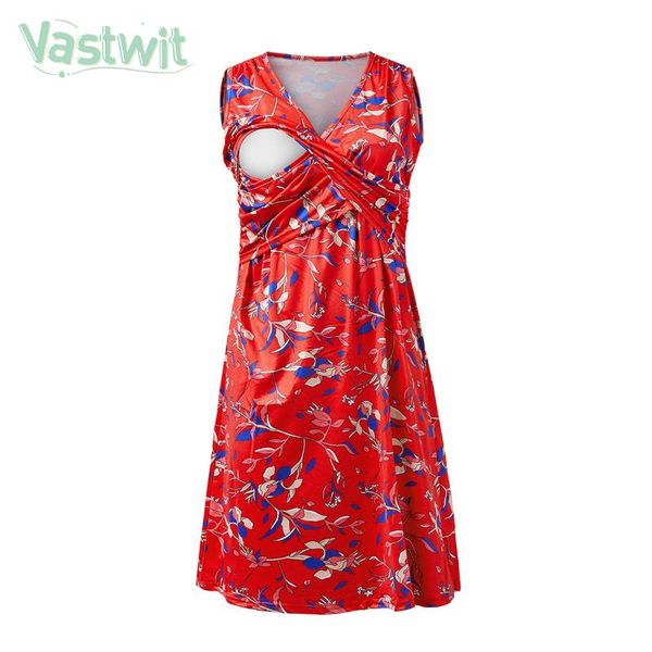 maternity dresses summer elegant breastfeeding nursing dress women pregnant sleeveless loose v-neck flower tunic pregnancy long, White
maternity dresses summer elegant breastfeeding nursing dress women pregnant sleeveless loose v-neck flower tunic pregnancy long, White