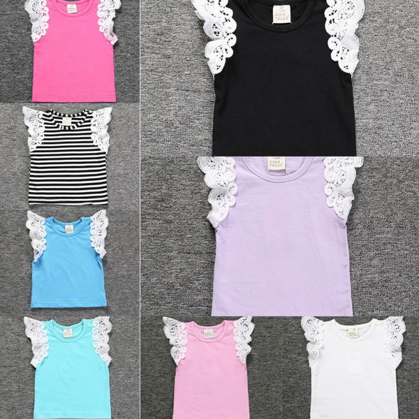 kids summer t-shirt baby lace candy color stripe printed fly sleeve vest casual children girls short sleeve t-shirt tee dhl h23lgaf, Blue
kids summer t-shirt baby lace candy color stripe printed fly sleeve vest casual children girls short sleeve t-shirt tee dhl h23lgaf, Blue