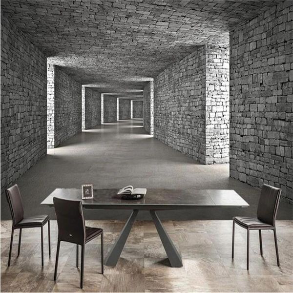 retro 3d stereoscopic gray brick wall extension space tunnel wall mural wallpaper restaurant bar industrial decor paper 3d
retro 3d stereoscopic gray brick wall extension space tunnel wall mural wallpaper restaurant bar industrial decor paper 3d