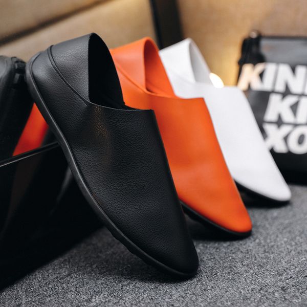 doudou shoes men's casual style single trend a pedal flat comfortable student korean men leather shoe001, Black
doudou shoes men's casual style single trend a pedal flat comfortable student korean men leather shoe001, Black