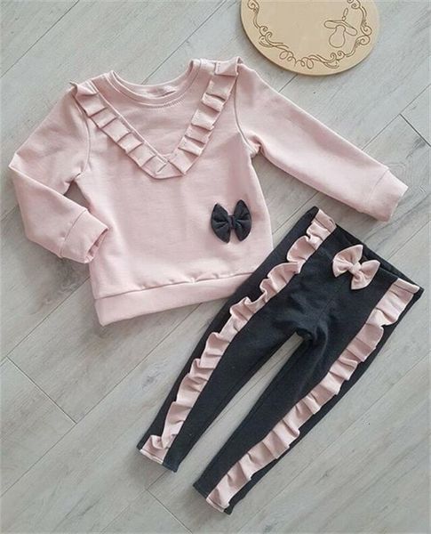 autumn infant kids baby girl long sleeve bowknot pullover ruffles pant legging 2pcs outfits clothing set, White
autumn infant kids baby girl long sleeve bowknot pullover ruffles pant legging 2pcs outfits clothing set, White