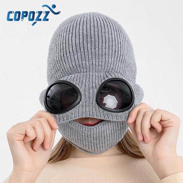 winter ski hat thickened windproof warm knit hats saucerman beanies riding sports with removable glass mask balaclava outdoor, Black;white
winter ski hat thickened windproof warm knit hats saucerman beanies riding sports with removable glass mask balaclava outdoor, Black;white