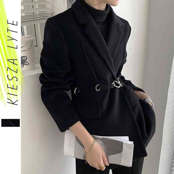 women's black woollen suit jacket minority autumn winter arrival fashion belted thick wool coat outerwear for lady 210608, White;black
women's black woollen suit jacket minority autumn winter arrival fashion belted thick wool coat outerwear for lady 210608, White;black