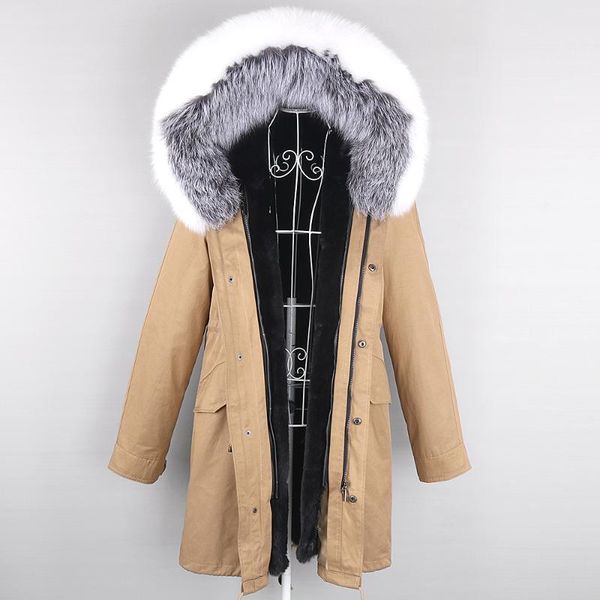 women's fur & faux 2021 women winter jacket long coat big natural raccoon collar thick liner detachable fashion parkas, Black
women's fur & faux 2021 women winter jacket long coat big natural raccoon collar thick liner detachable fashion parkas, Black