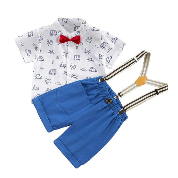 clothing sets kids baby boys clothes 2021 summer cartoon lapel bow shirts +suspender shorts overalls casual loose toddler outfits 0-3y, White
clothing sets kids baby boys clothes 2021 summer cartoon lapel bow shirts +suspender shorts overalls casual loose toddler outfits 0-3y, White