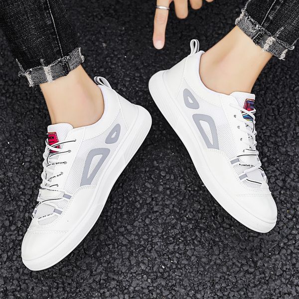 2021 fall men flat lace-up white for male casual shoes tenis masculino adulto comfortable vpjm, Black
2021 fall men flat lace-up white for male casual shoes tenis masculino adulto comfortable vpjm, Black