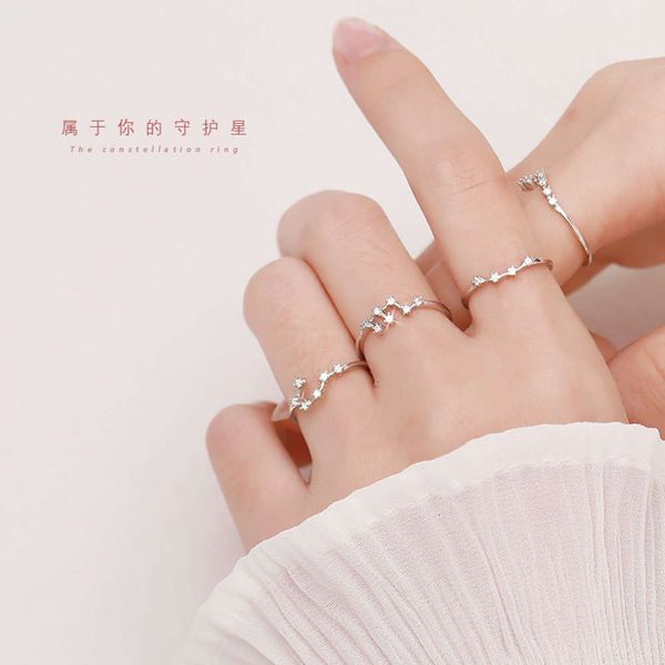 viptwee constellations women's sterling sier personality indifference niche dign open index finger ring simple fashion, Silver
viptwee constellations women's sterling sier personality indifference niche dign open index finger ring simple fashion, Silver