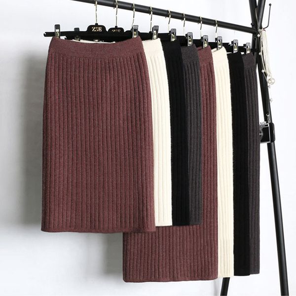 2021 new 60-80cm elastic band women skirts autumn winter warm knitted straight ribbed mid-long skirt black 0a6z
2021 new 60-80cm elastic band women skirts autumn winter warm knitted straight ribbed mid-long skirt black 0a6z