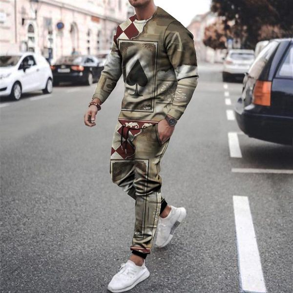 jogging clothing 2021 trend men's 3d digital printing fashion casual long-sleeved suit pullover autumn and winter sports, Black;red
jogging clothing 2021 trend men's 3d digital printing fashion casual long-sleeved suit pullover autumn and winter sports, Black;red
