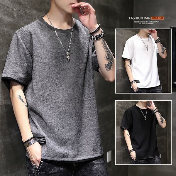 men's t shirts short t-shirt suit 2021 summer cotton hemp ice silk cloth a set with handsome half sleeve trend, White;black
men's t shirts short t-shirt suit 2021 summer cotton hemp ice silk cloth a set with handsome half sleeve trend, White;black