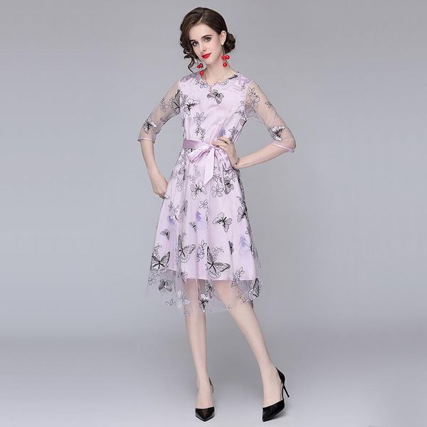 party dresses women summer designer elegant butterfly mesh embroidered slim wedding robe female vintage purple a-line dress vestido, White;black
party dresses women summer designer elegant butterfly mesh embroidered slim wedding robe female vintage purple a-line dress vestido, White;black