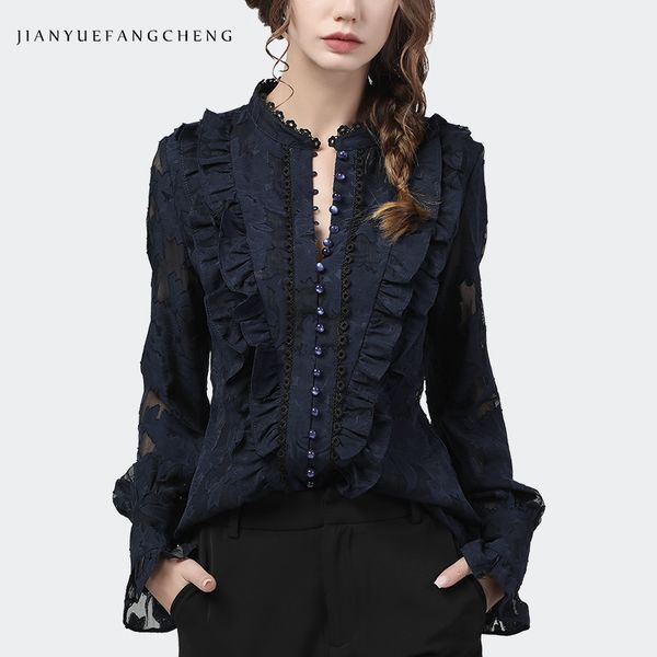 flared sleeve lace women autumn new fashion long sleeved ruffles mesh shirts loose plus size female causal office blouses 210225, White
flared sleeve lace women autumn new fashion long sleeved ruffles mesh shirts loose plus size female causal office blouses 210225, White