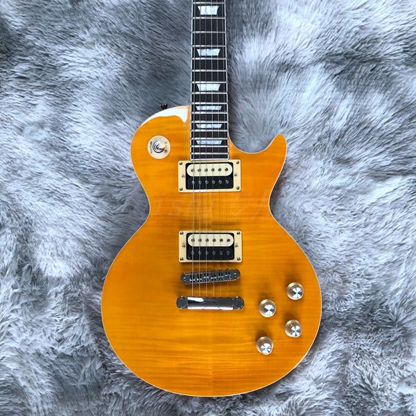 electric guitar ebony wood fingerboard mahogany wood body made beautiful and wonderful yellow color
electric guitar ebony wood fingerboard mahogany wood body made beautiful and wonderful yellow color