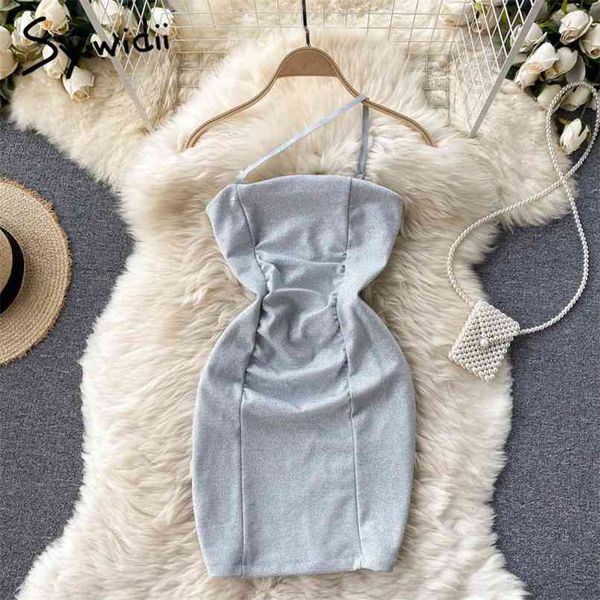 long prom dress for women club one shoulder strapless folds back elastic mini party dresses summer korean 210607, Black;gray
long prom dress for women club one shoulder strapless folds back elastic mini party dresses summer korean 210607, Black;gray