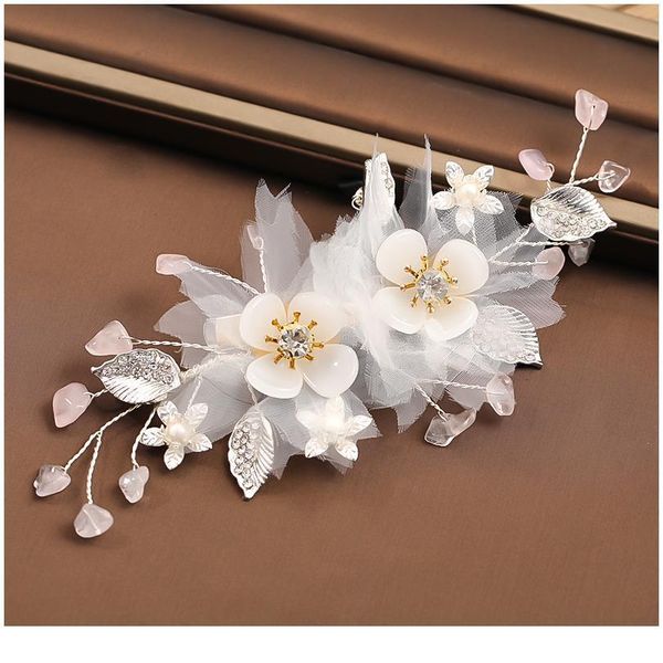 new wedding hair accessories white pearl rhinestone hairpins ladies headdress bridal tiara handmade jewelry acc jllerr, Silver
new wedding hair accessories white pearl rhinestone hairpins ladies headdress bridal tiara handmade jewelry acc jllerr, Silver