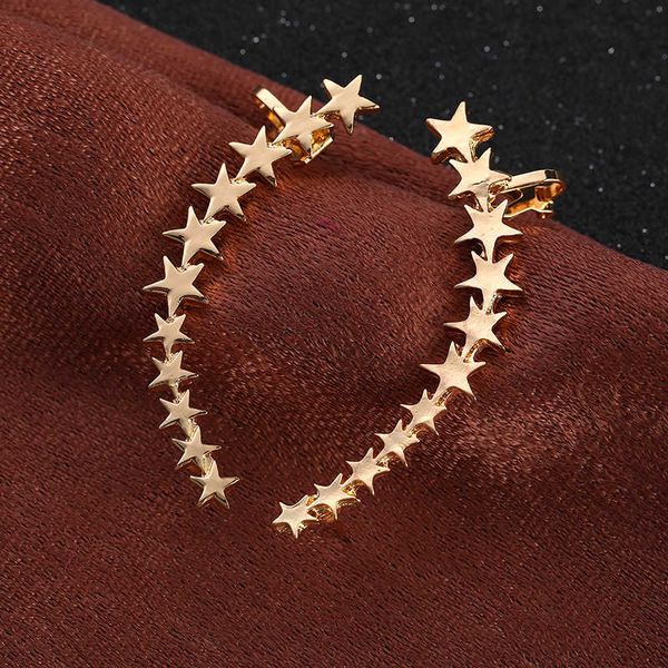 a0824 new star earrings and earrings with exquisite and creative earbone clip and earnail for ladies, Golden;silver
a0824 new star earrings and earrings with exquisite and creative earbone clip and earnail for ladies, Golden;silver