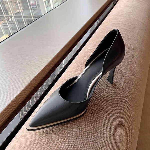 dress shoes qutaa sapatos femininos de salto alto fino, baixos couro genuÃno com ponta fina transparente, tamanho 34-39, primavera, verão, b, Black
dress shoes qutaa sapatos femininos de salto alto fino, baixos couro genuÃno com ponta fina transparente, tamanho 34-39, primavera, verão, b, Black