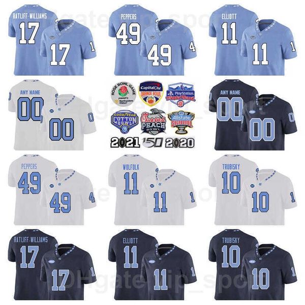 ncaa north carolina tar heels college 49 julius peppers jersey football 10 mitchell trubisky 34 tarik cohen nathan elliott anthony ratliff-w, Black
ncaa north carolina tar heels college 49 julius peppers jersey football 10 mitchell trubisky 34 tarik cohen nathan elliott anthony ratliff-w, Black