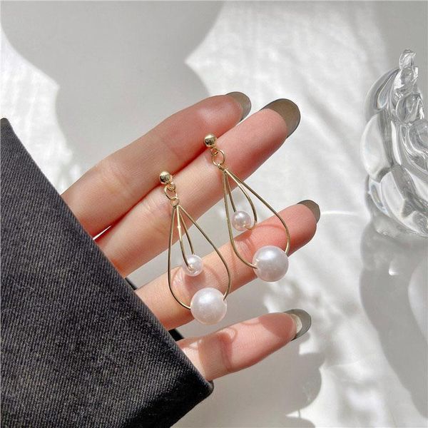 dangle & chandelier korean minimalism gold earrings for women fashion temperament pearl drop hanging simplee statement pendientes jewelry, Silver
dangle & chandelier korean minimalism gold earrings for women fashion temperament pearl drop hanging simplee statement pendientes jewelry, Silver