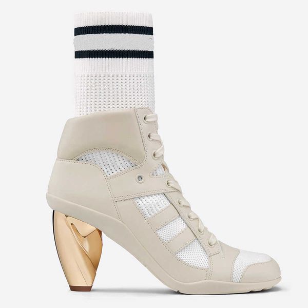 2021 woman white zenith high heel ankle boots leather and knitted all-in-one socks short boot designer brand, Black
2021 woman white zenith high heel ankle boots leather and knitted all-in-one socks short boot designer brand, Black