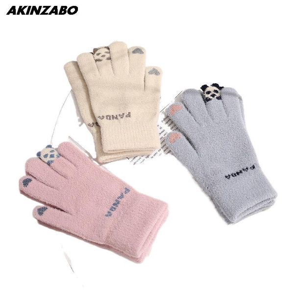 five fingers gloves cute panda winter women thermal stretch knitted girls cold-proof touch screen warm women' touchscreen, Blue;gray
five fingers gloves cute panda winter women thermal stretch knitted girls cold-proof touch screen warm women' touchscreen, Blue;gray