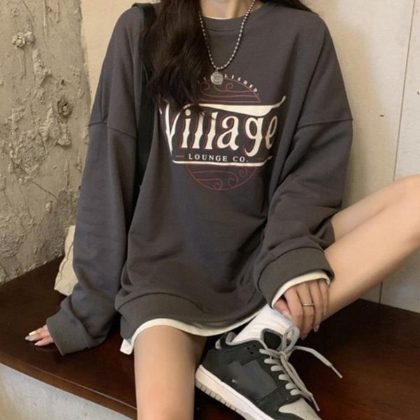 women's hoodies & sweatshirts autumn fashion oversized hoodie women harajuku crewneck sweatshirt 2021 lettered embroidery printing loos, Black
women's hoodies & sweatshirts autumn fashion oversized hoodie women harajuku crewneck sweatshirt 2021 lettered embroidery printing loos, Black